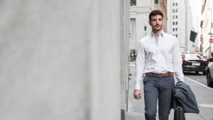 elegant man walking street scaled 1