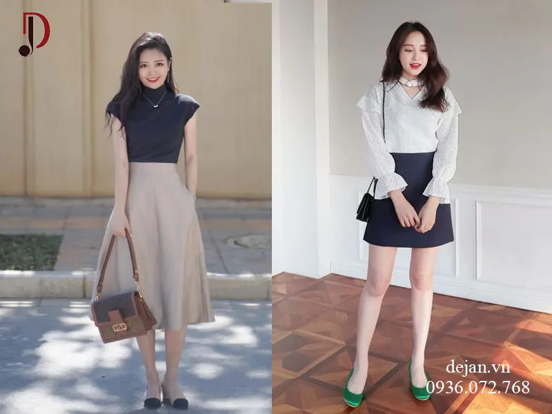 Phối đồ với dáng người quả lê.