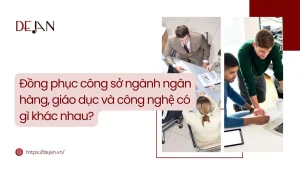 Dong phuc cong so nganh ngan hang giao duc va cong nghe co gi khac nhau