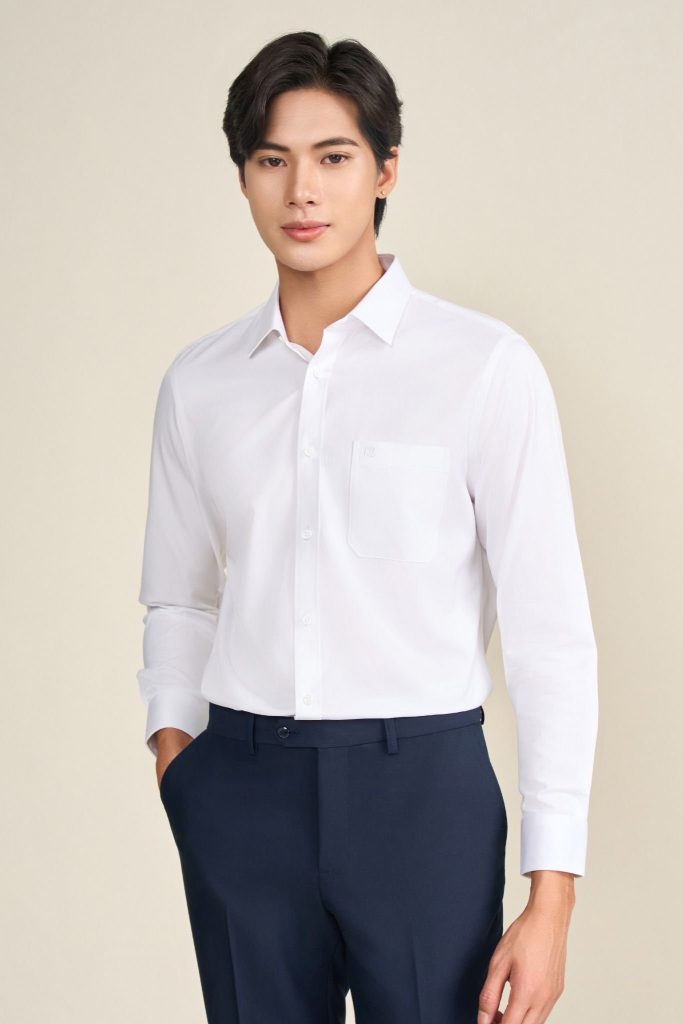 Đồng phục áo sơ mi nam TPHCM: Mẫu đẹp & bền cho dân văn phòng