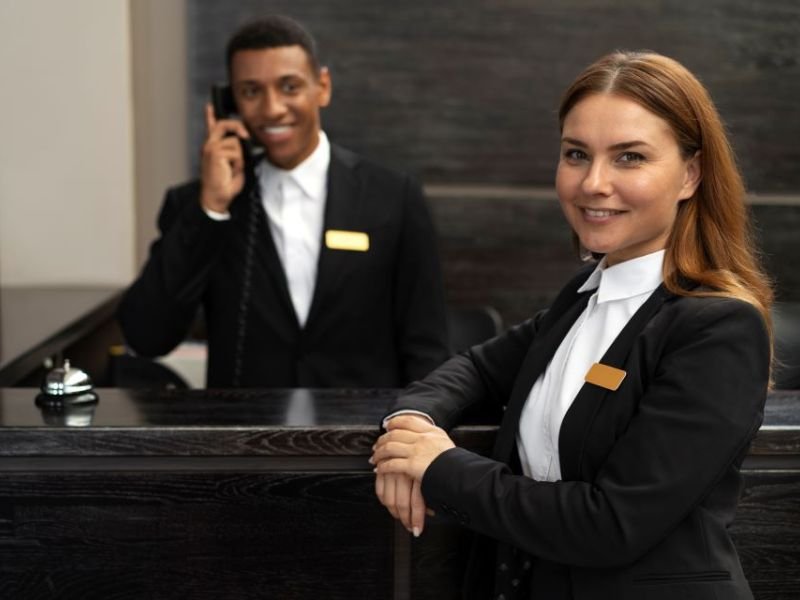 Đồng phục lễ tân khách sạn TPHCM Chọn form nào gây ấn tượng tốt