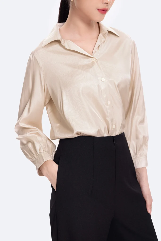 Đồng phục áo sơ mi nữ TPHCM Kiểu dáng phổ biến & bảng màu hot nhất