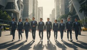 Đặt đồng phục công ty gần Etown Cộng Hòa