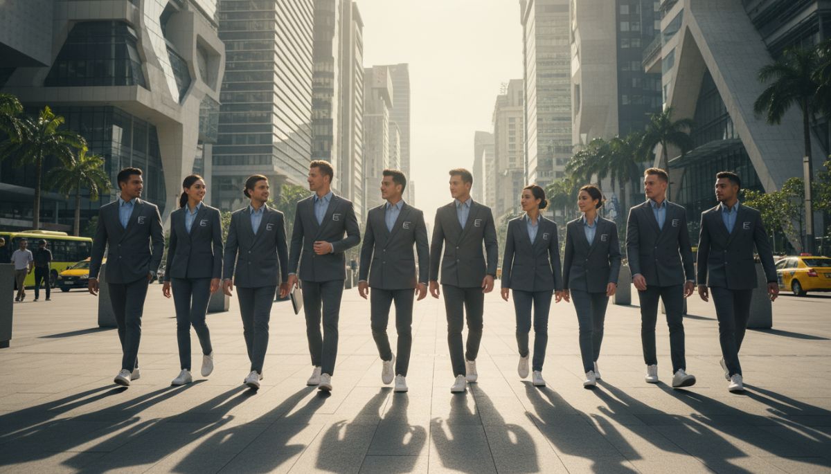 Đặt đồng phục công ty gần Etown Cộng Hòa