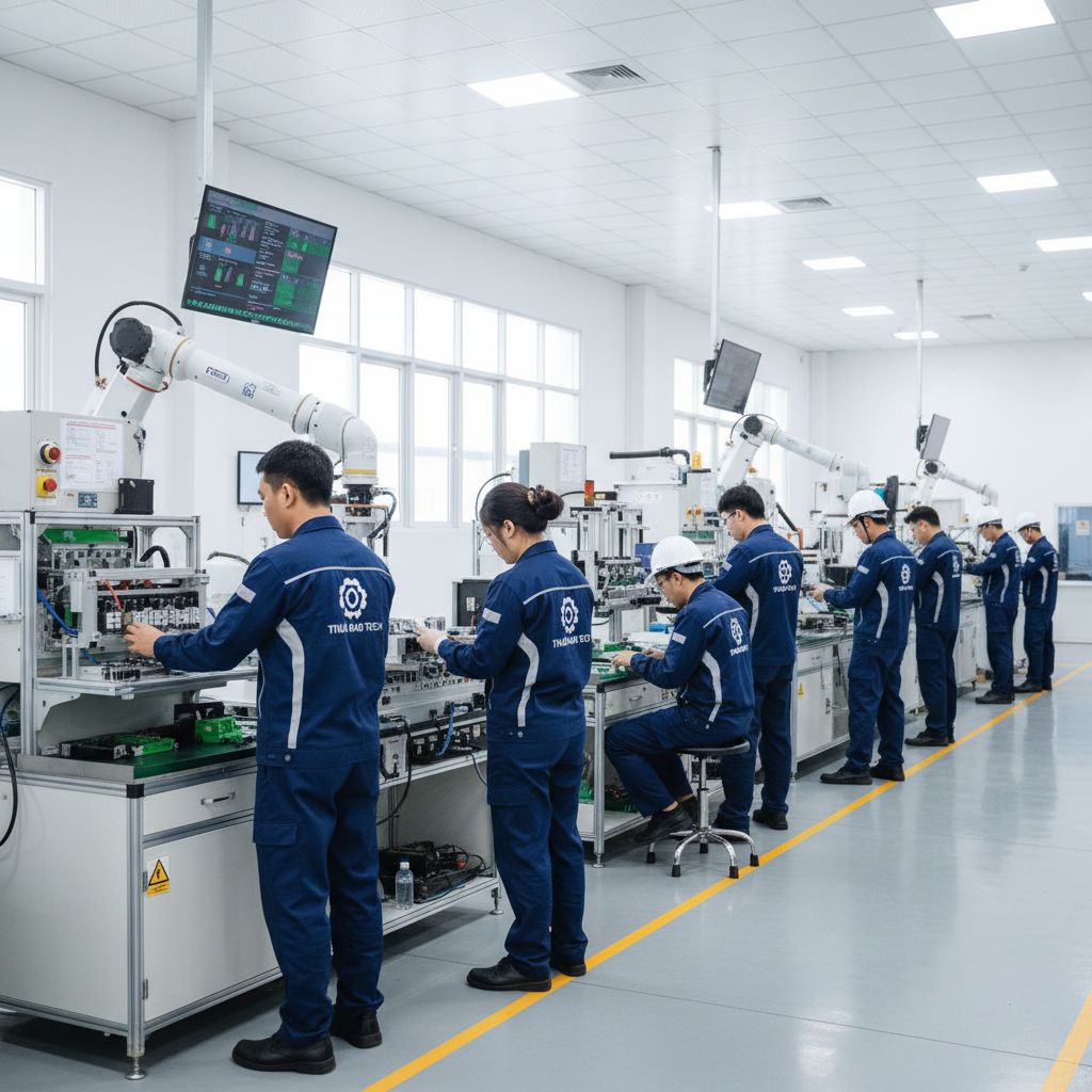 Đồng phục bảo hộ may nhanh – chuẩn form tại KCN Thuận Đạo, Tây Ninh