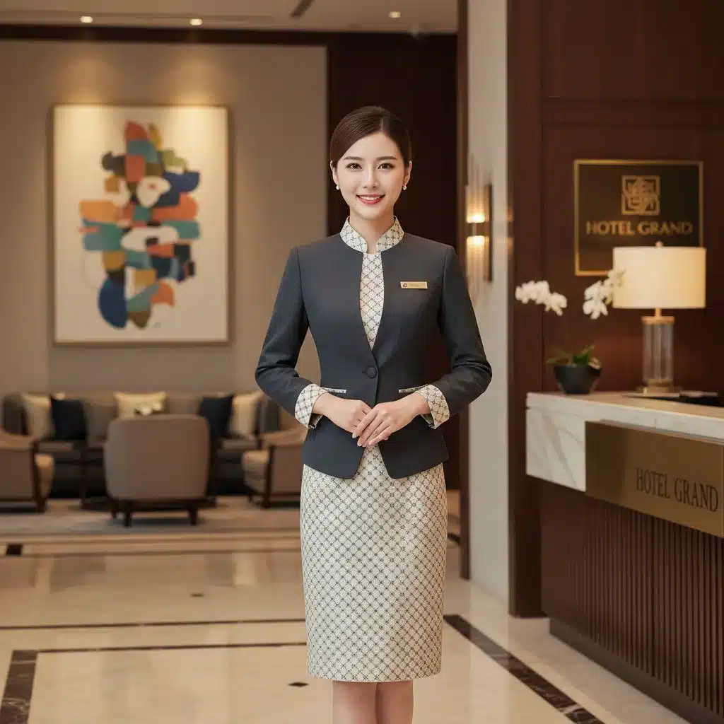 Đồng phục khách sạn hiện đại theo concept châu Á – Âu