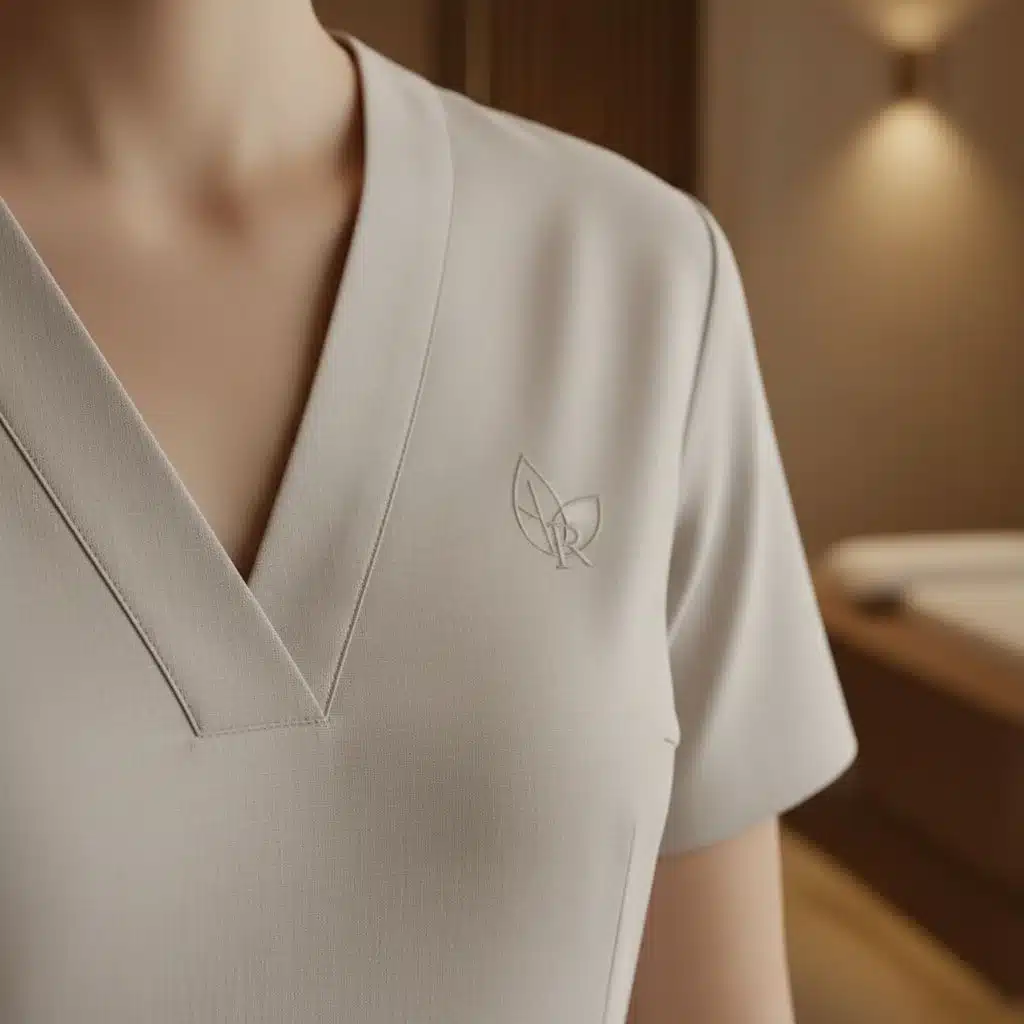 Đồng phục spa hiện đại phối màu thương hiệu