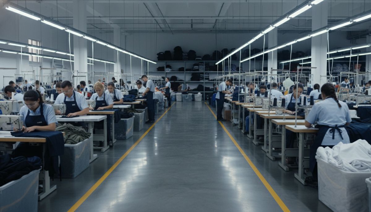 Xưởng may đồng phục gần công viên Hoàng Văn Thụ