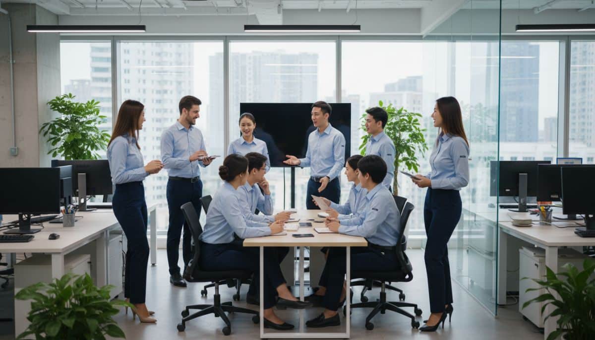 May đồng phục công sở tại Tân Bình – gần sân bay Tân Sơn Nhất 3 May đồng phục công sở tại Tân Bình – gần sân bay Tân Sơn Nhất