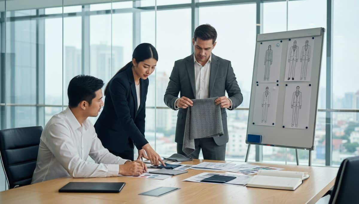 Quy trình đặt may đồng phục công sở tại xưởng DeJan 1 Quy trình đặt may đồng phục công sở tại xưởng DeJan