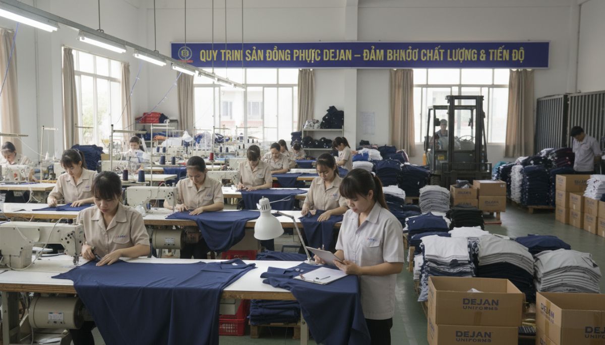 Quy trình đặt may đồng phục công sở tại xưởng DeJan 3 Quy trình đặt may đồng phục công sở tại xưởng DeJan