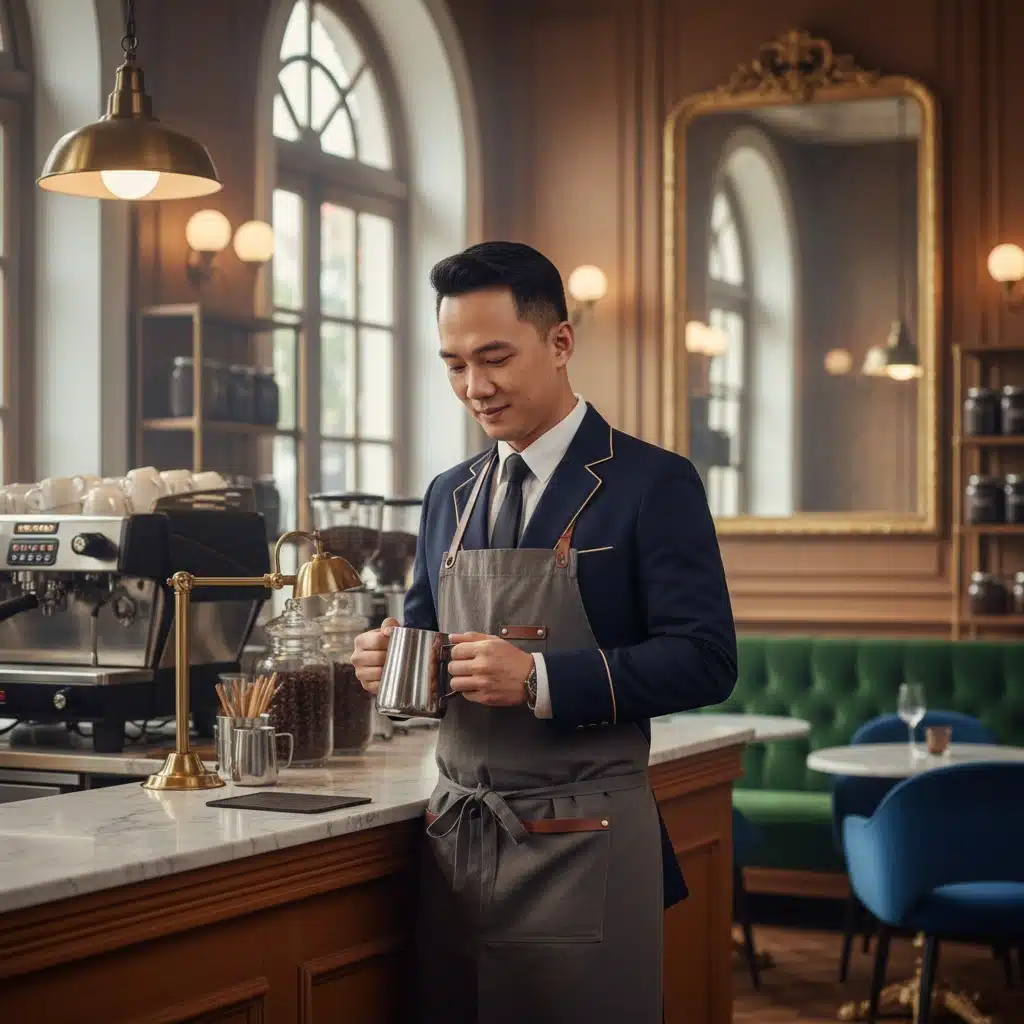Đồng phục barista cao cấp cho quán café – lounge – hotel 2 Đồng phục barista cao cấp cho quán café – lounge – hotel