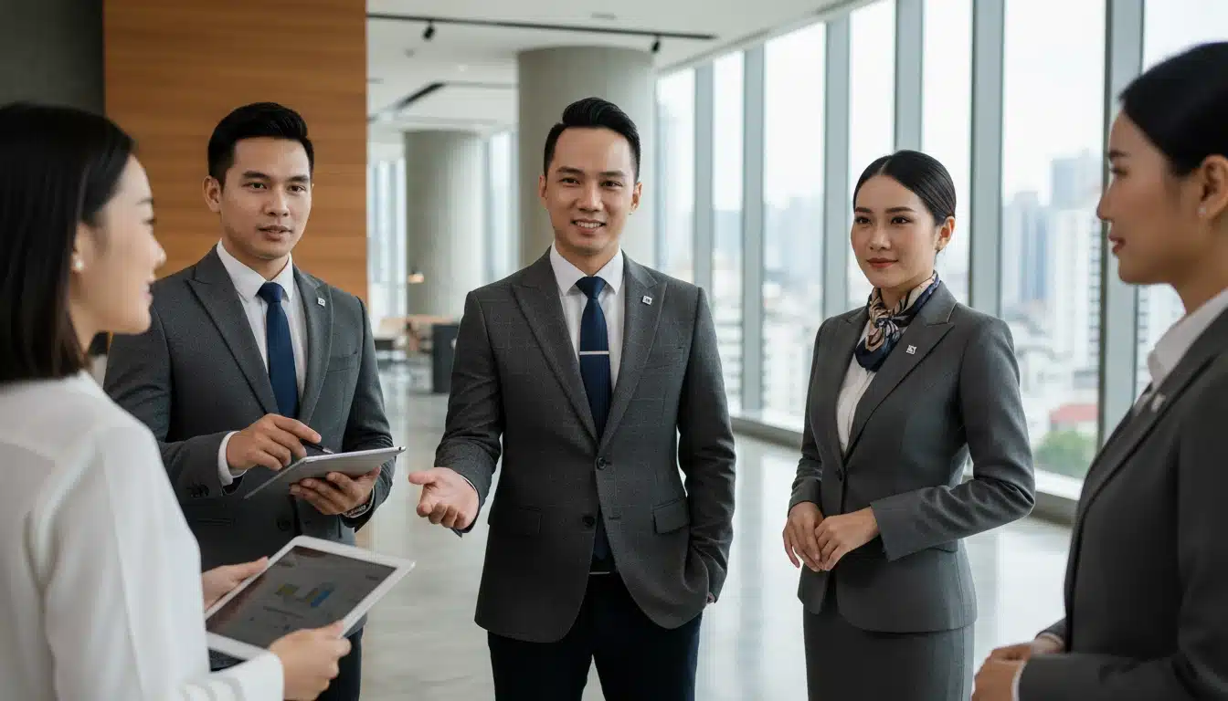 Đồng phục công sở hiện đại cho đội ngũ tư vấn – sale