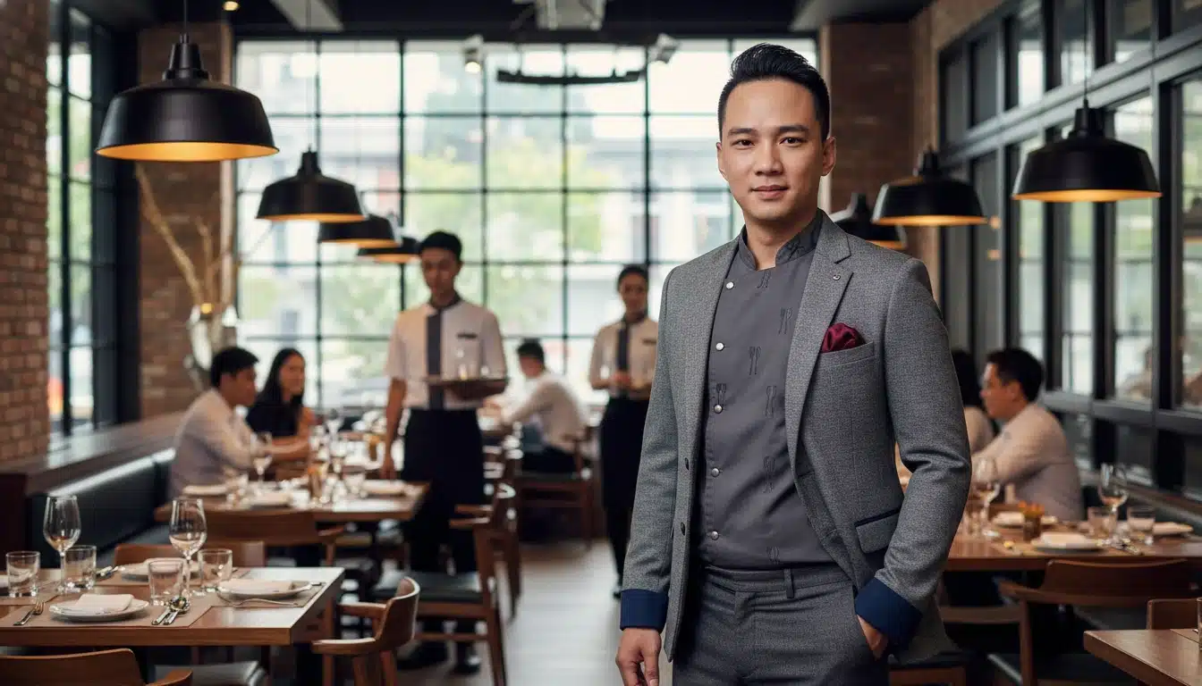 Đồng phục dịch vụ F&B cao cấp – vai trò & tự động hóa vận hành