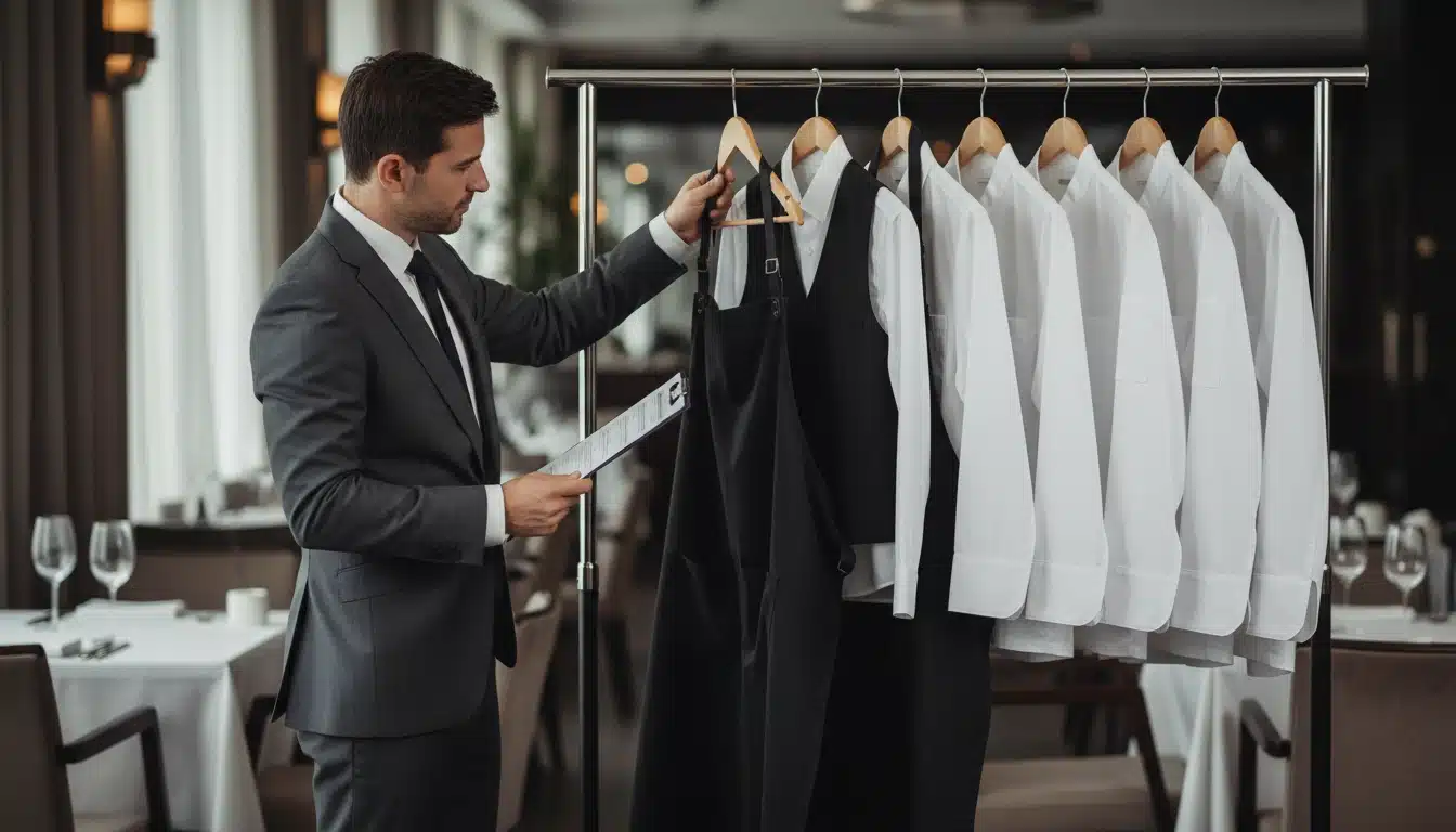 Những sai lầm khi may đồng phục F&B cao cấp khiến trải nghiệm giảm sút (kèm checklist chuẩn chuỗi) 4 Những sai lầm khi may đồng phục F&B cao cấp khiến trải nghiệm giảm sút (kèm checklist chuẩn chuỗi) (1)