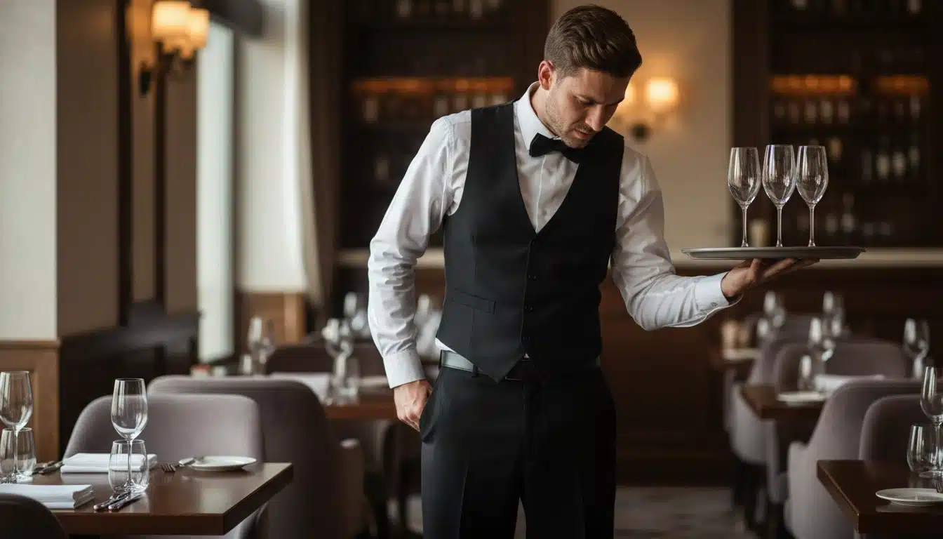 Những sai lầm khi may đồng phục F&B cao cấp khiến trải nghiệm giảm sút (kèm checklist chuẩn chuỗi) 2 Đồng phục kém tinh tế