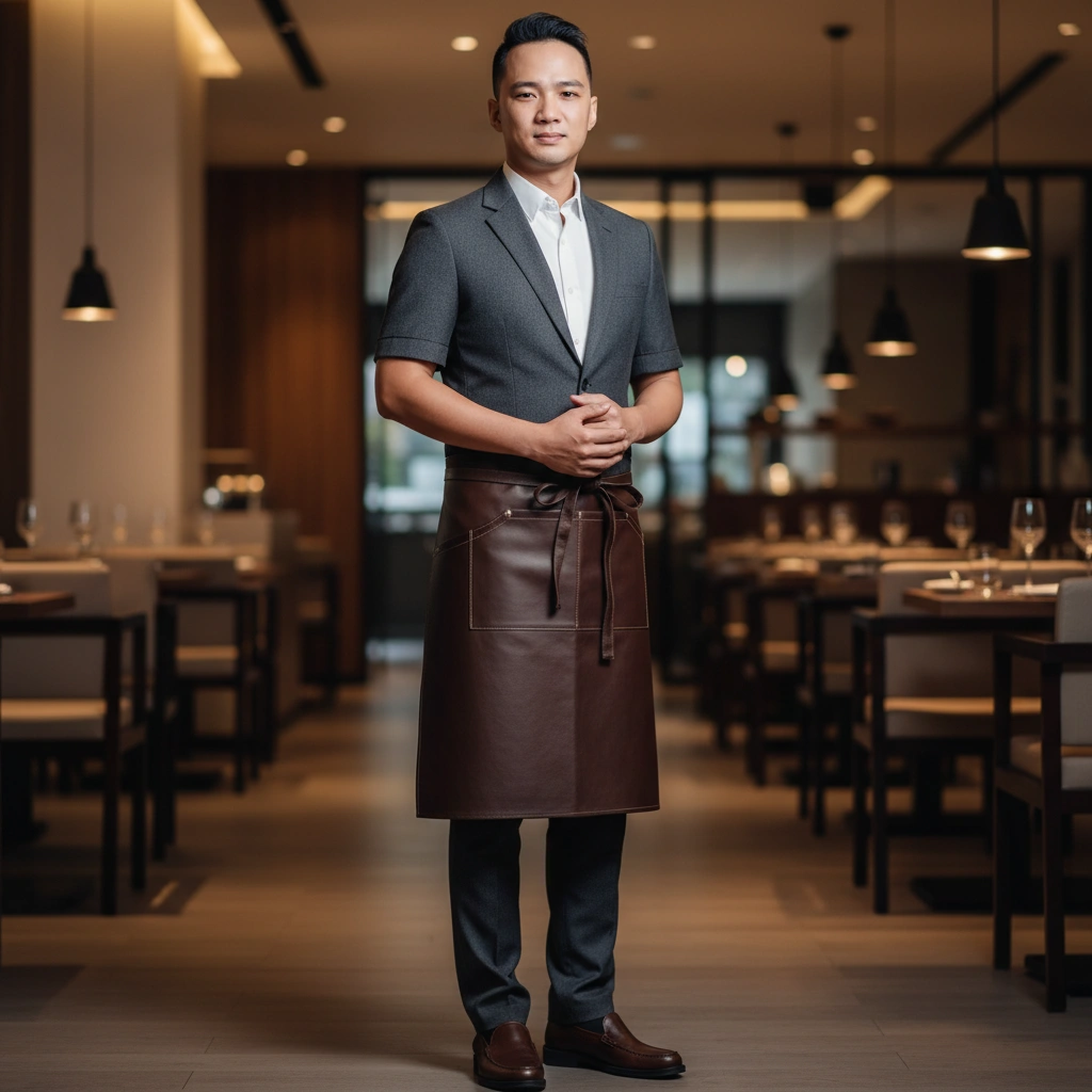 Phong cách đồng phục tối giản cho team phục vụ – F&B