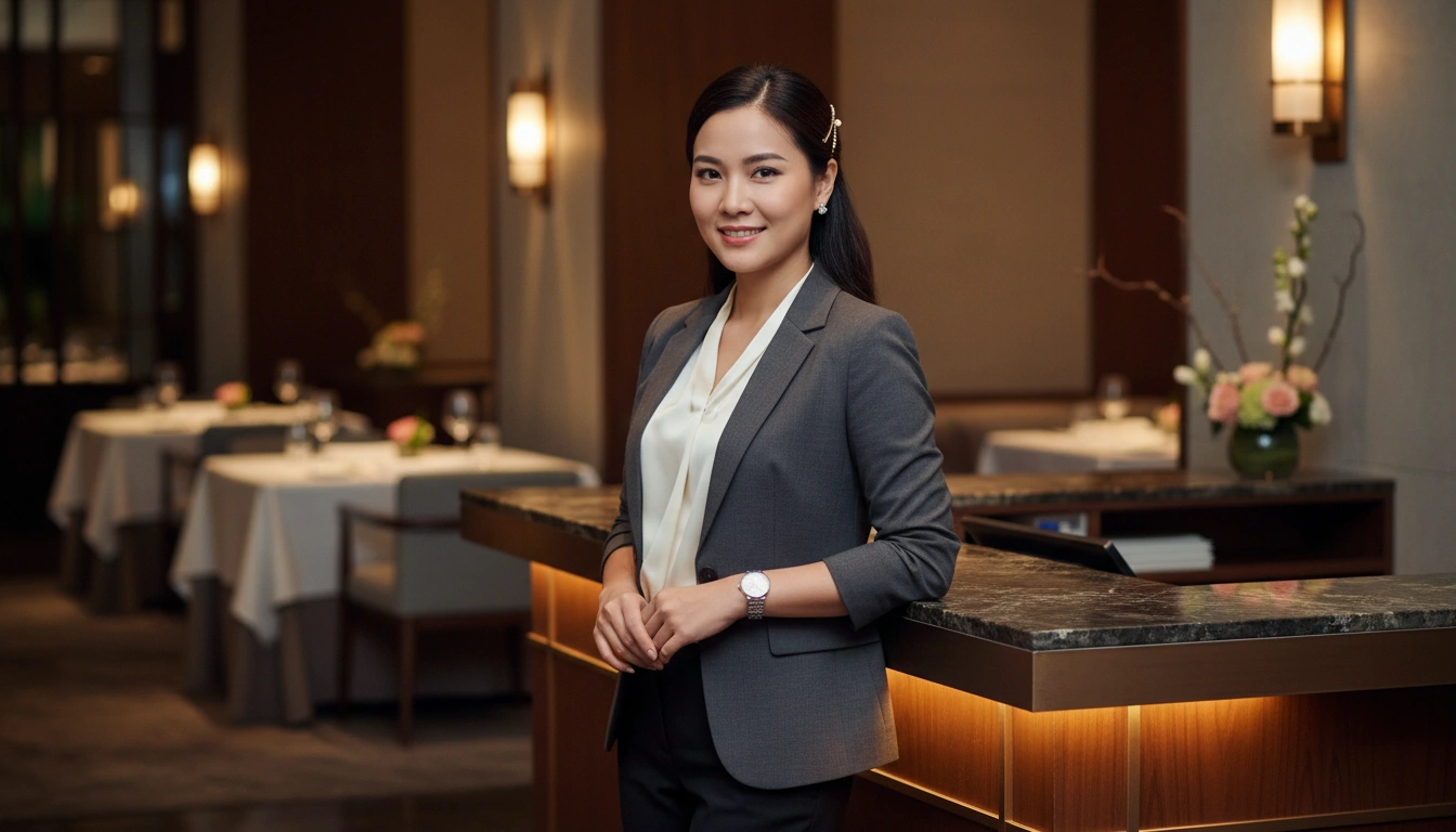 Phụ kiện nào nên dùng cho lễ tân, phục vụ, quản lý F&B cao cấp