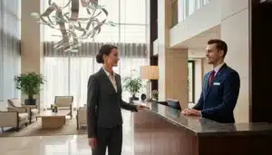 Đồng phục lễ tân nhà hàng cao cấp – ấn tượng đầu tiên quan trọng thế nào