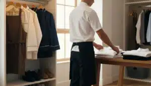 Hướng dẫn bảo quản đồng phục F&B: giảm bám mùi, giữ form, bền màu