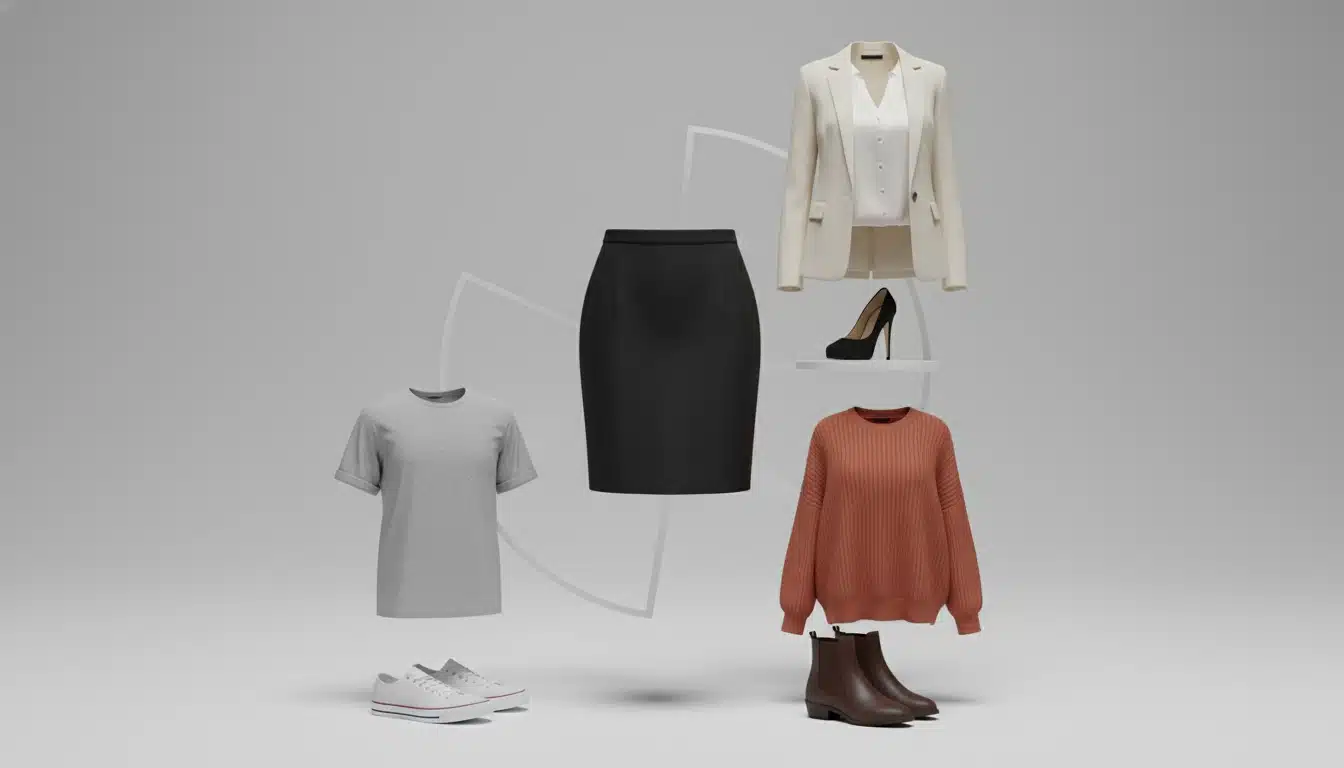 Bí quyết phối đồ với chân váy đồng phục công sở đa phong cách