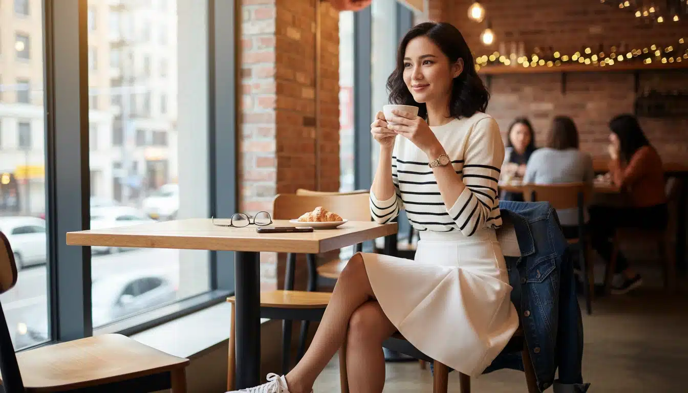 Bí quyết phối đồ với chân váy đồng phục công sở đa phong cách