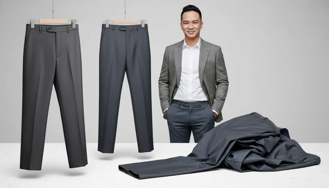 Chất Liệu Vải Cao Cấp Cho Quần Tây Đồng Phục Công Sở Bền Bỉ, Ít Nhăn