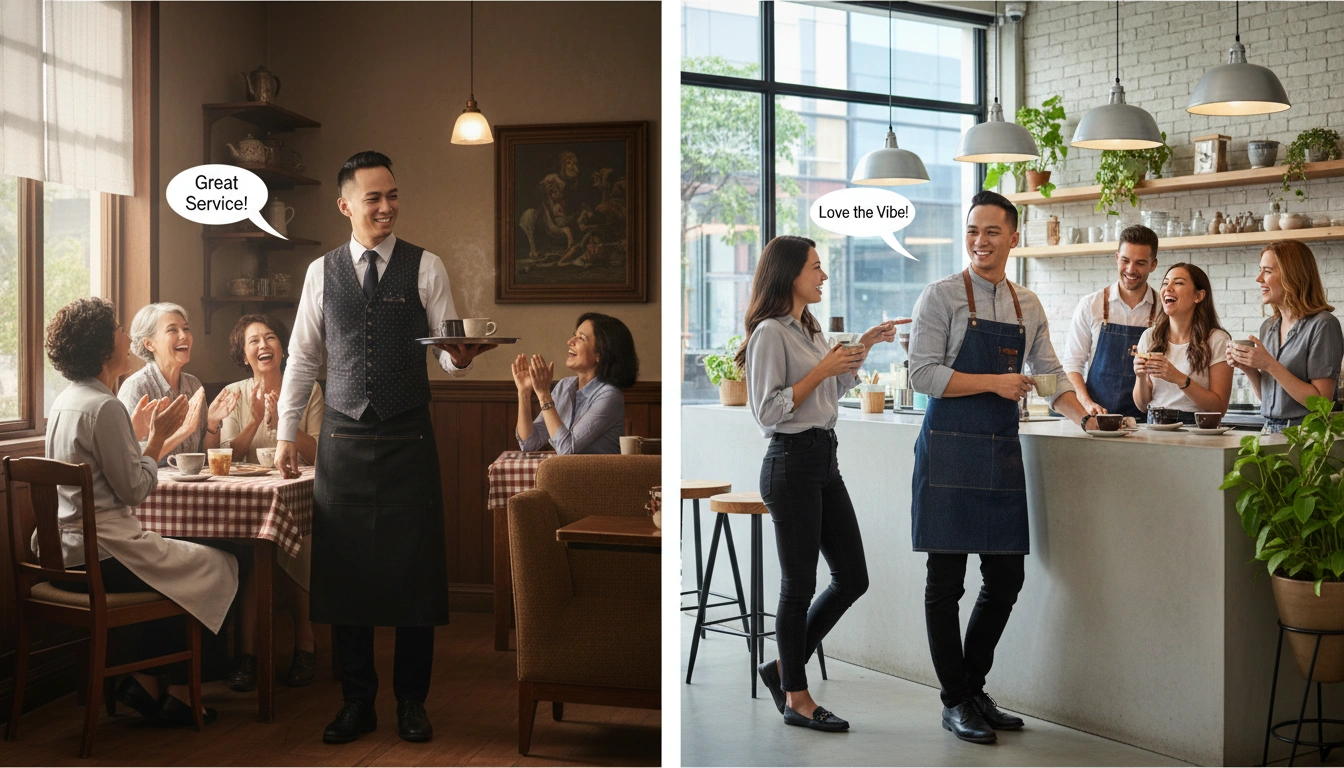Khi mở thêm chi nhánh, đồng phục F&B nên làm mới hay giữ nguyên