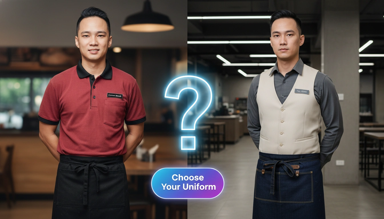 Khi mở thêm chi nhánh, đồng phục F&B nên làm mới hay giữ nguyên