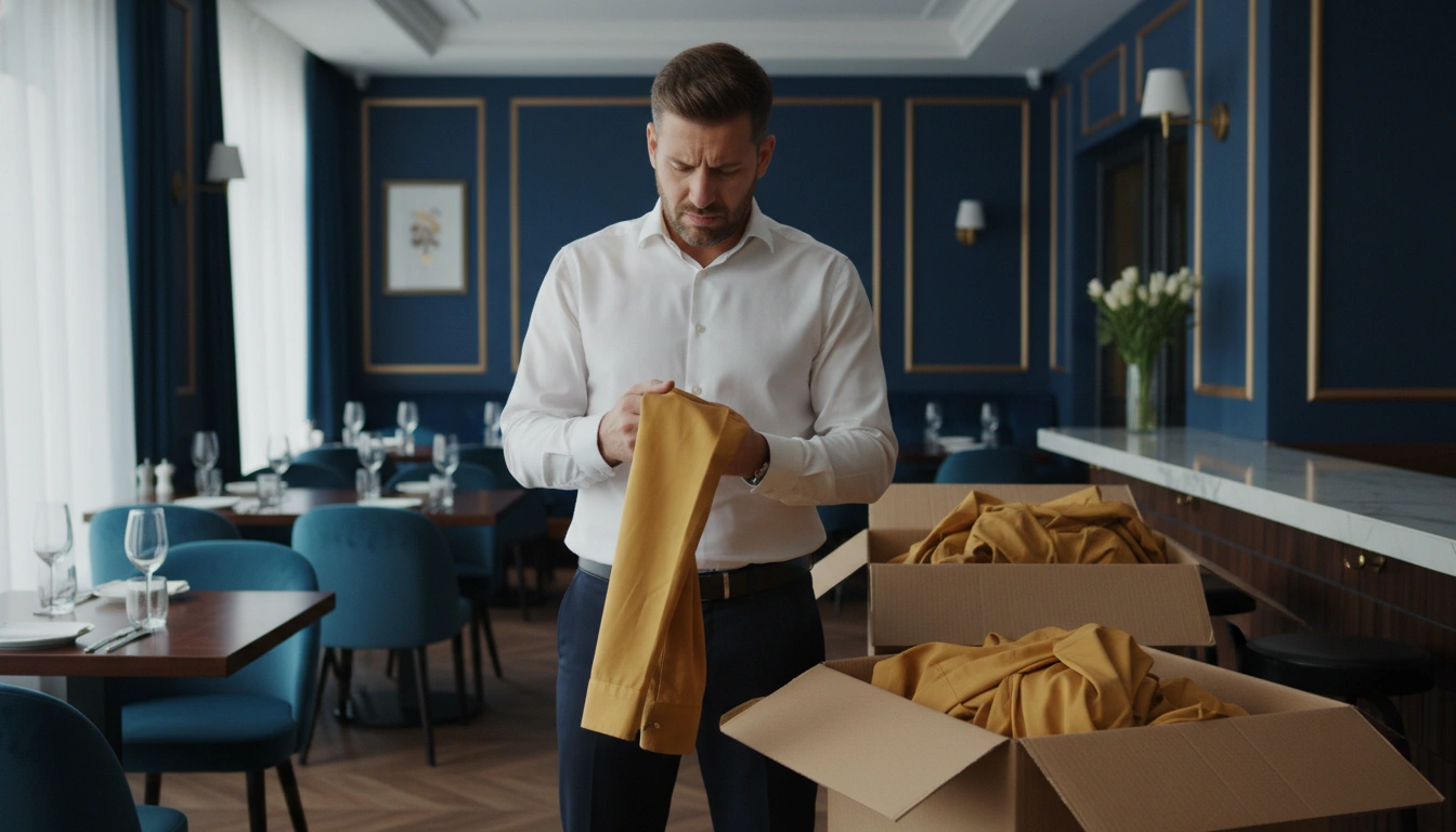 Những sai lầm thường gặp khi đặt may đồng phục F&B cao cấp và cách tránh