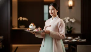 Phong cách đồng phục F&B Hàn Quốc cho nhà hàng – café cao cấp