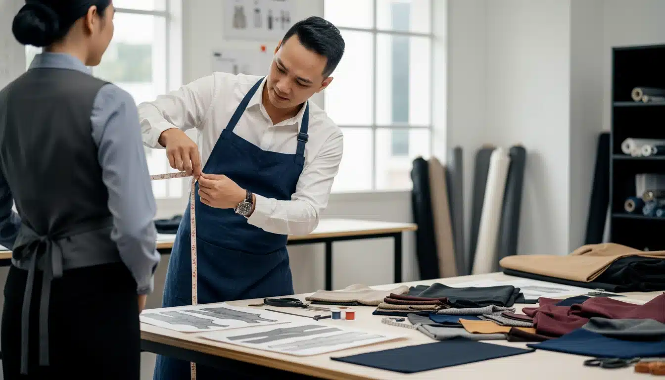 Thiết Kế Vest Đồng Phục Công Sở Theo Yêu Cầu, Phù Hợp Mọi Vóc Dáng