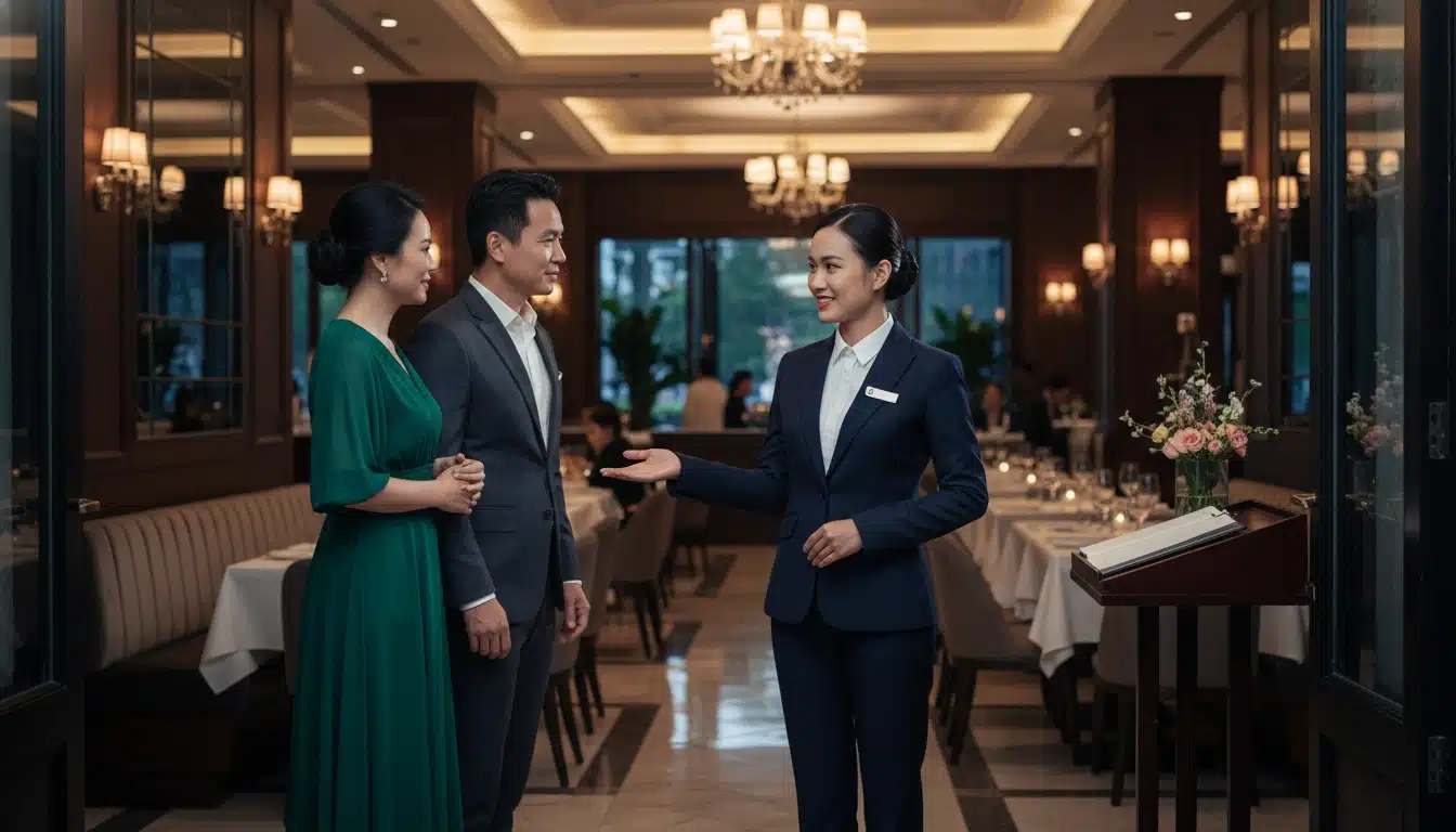 Vì sao nhà hàng cao cấp thường đầu tư mạnh vào đồng phục