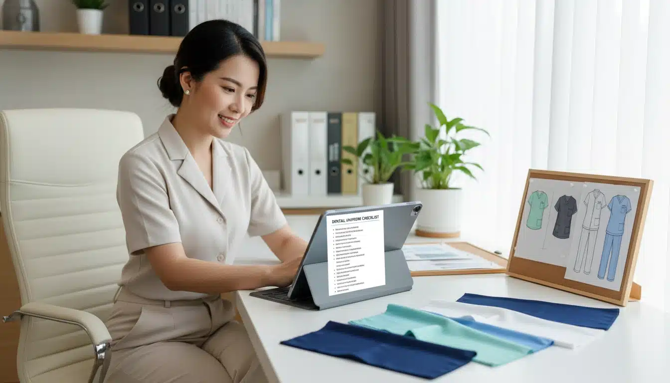 Checklist đặt may đồng phục nha khoa lần đầu cho chủ phòng khám