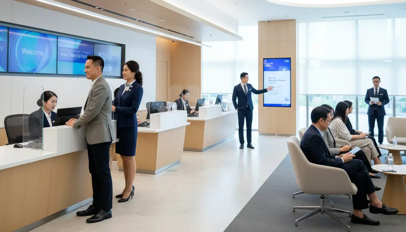 Đồng phục cho hội sở ngân hàng và cụm phòng giao dịch 3 Đồng phục cho hội sở ngân hàng và cụm phòng giao dịch