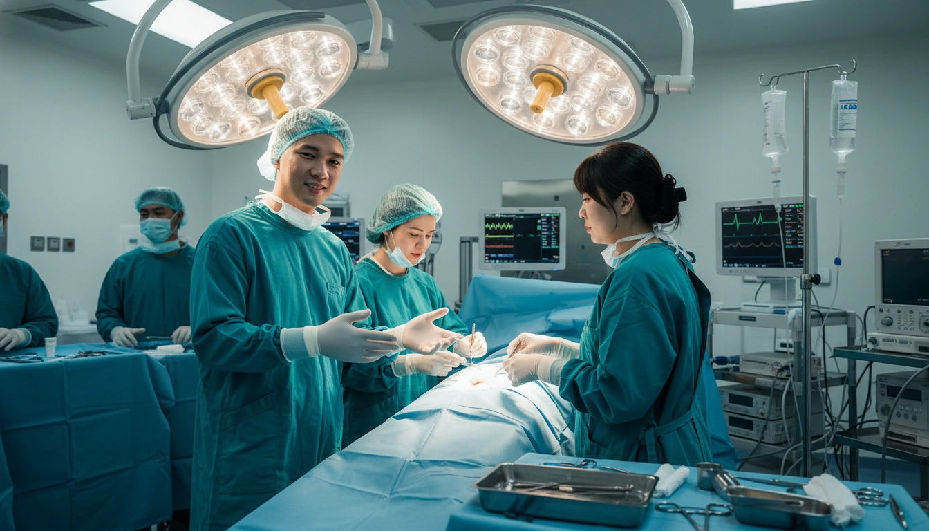 May đồng phục cho bệnh viện tư nhân và phòng khám quốc tế