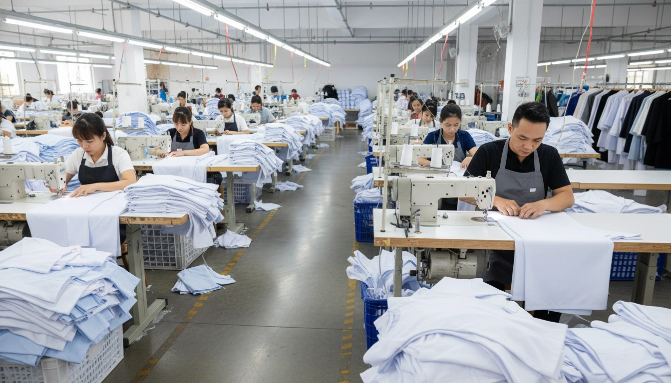 May đồng phục chuỗi phòng khám giải pháp đồng bộ nhiều chi nhánh