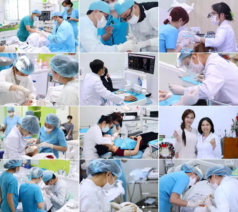 May đồng phục nha khoa cao cấp: từ bác sĩ đến lễ tân