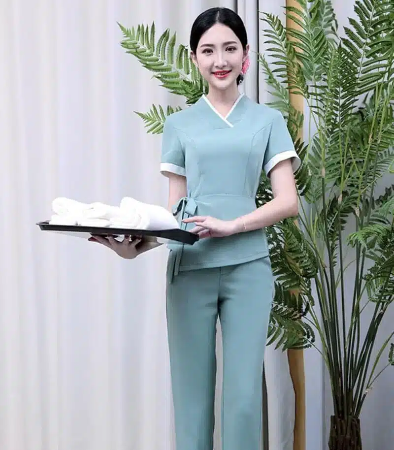 May đồng phục spa – clinic – beauty center theo concept thương hiệu