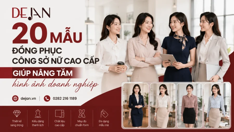 20 mẫu đồng phục công sở nữ cao cấp