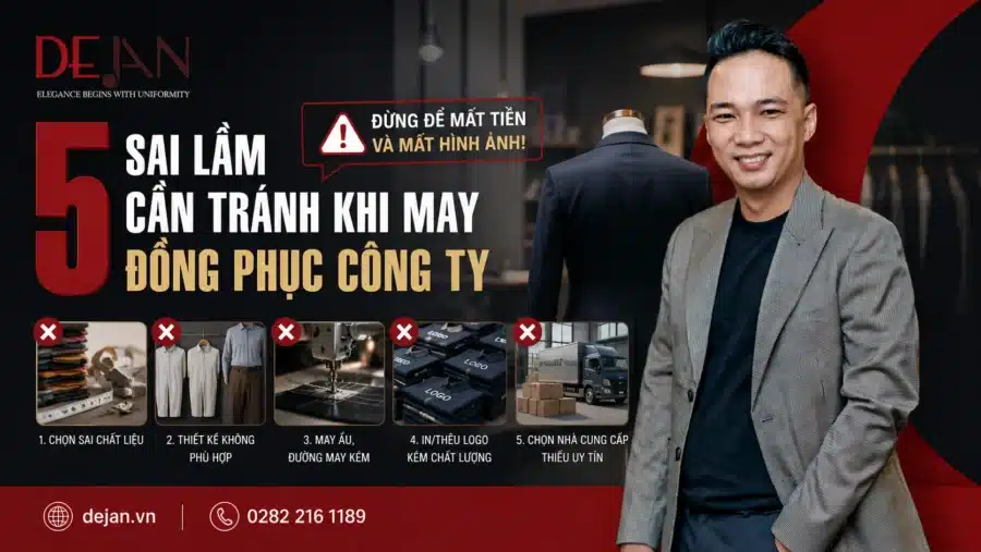 5 sai lầm cần tránh khi may đồng phục công ty