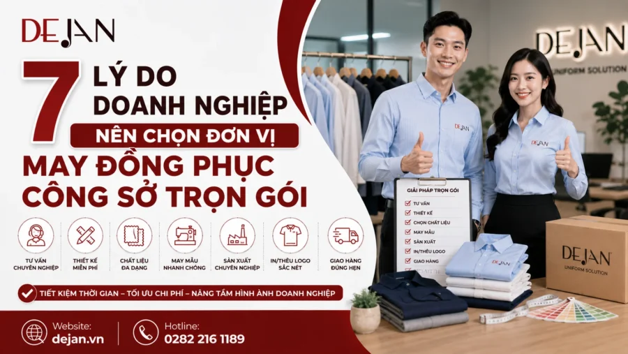 7 lý do doanh nghiệp nên chọn đơn vị may đồng phục công sở trọn gói