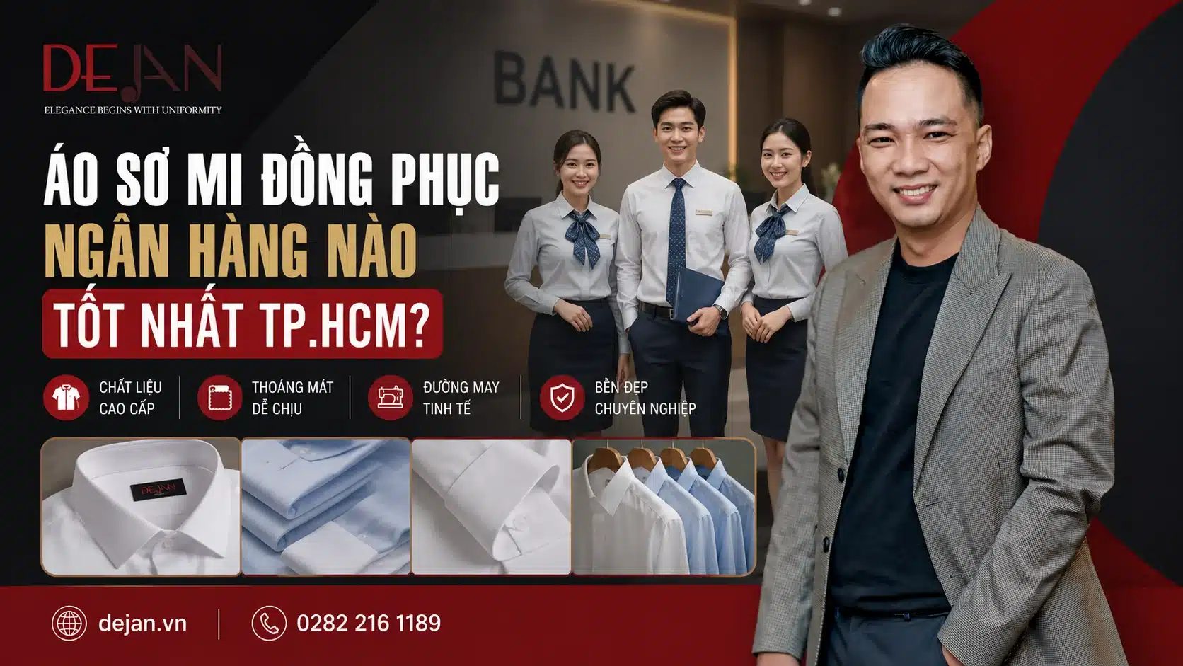 Áo sơ mi đồng phục ngân hàng nào tốt nhất TP.HCM?