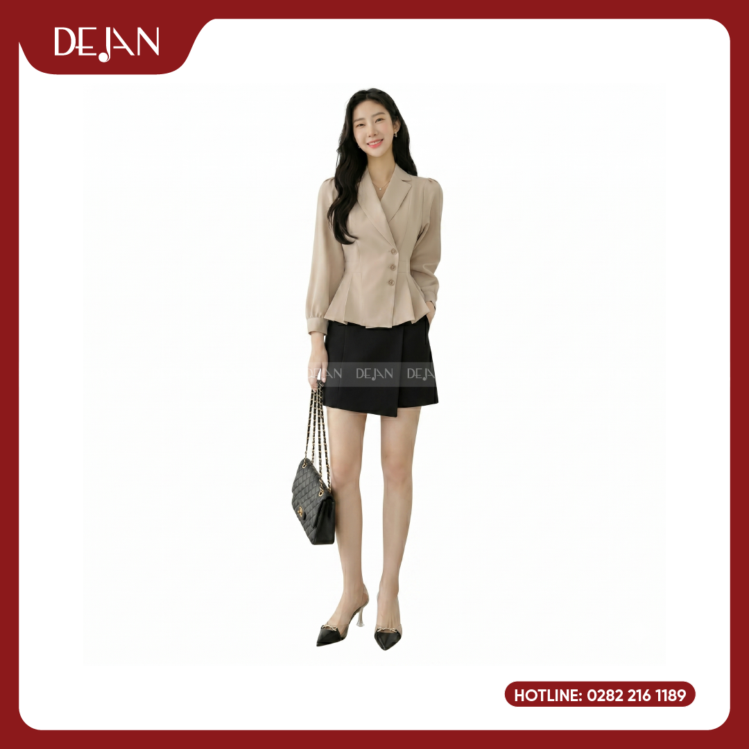 Đồng phục chân váy nữ DJCVN1113 Đồng phục chân váy nữ phù hợp cho môi trường công sở lễ tân