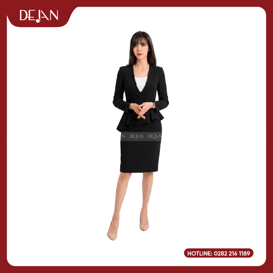 Đầm đồng phục Đầm đồng phục nữ DEJAN UNIFORM phù hợp cho môi trường công sở doanh nhân