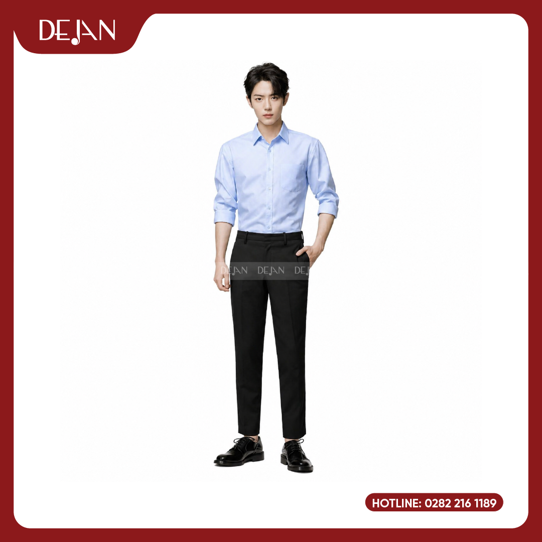 Đồng phục sơ mi nam DJSM10104 Đồng phục sơ mi nam phù hợp cho môi trường công sở và may đo riêng
