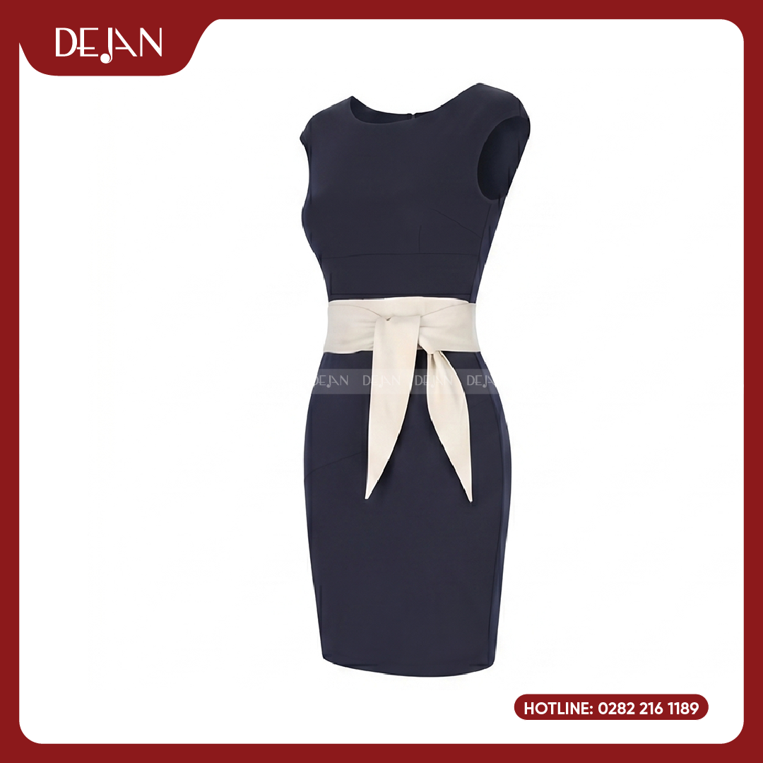 Đầm đồng phục DJDN12105 Đầm đồng phục nữ DEJAN UNIFORM phù hợp cho môi trường công sở doanh nhân