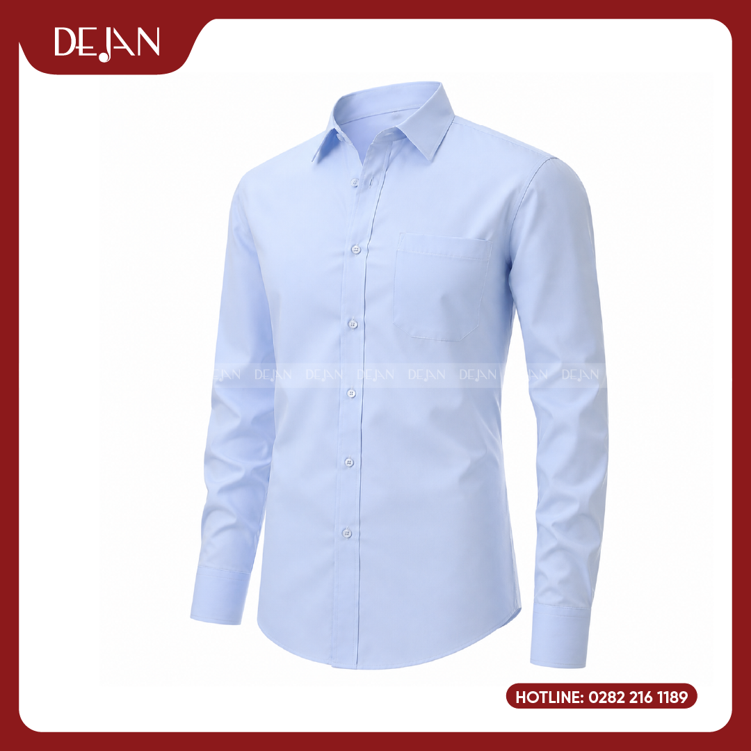 Đồng phục sơ mi nam DJSM10104 Đồng phục sơ mi nam phù hợp cho môi trường công sở và may đo riêng