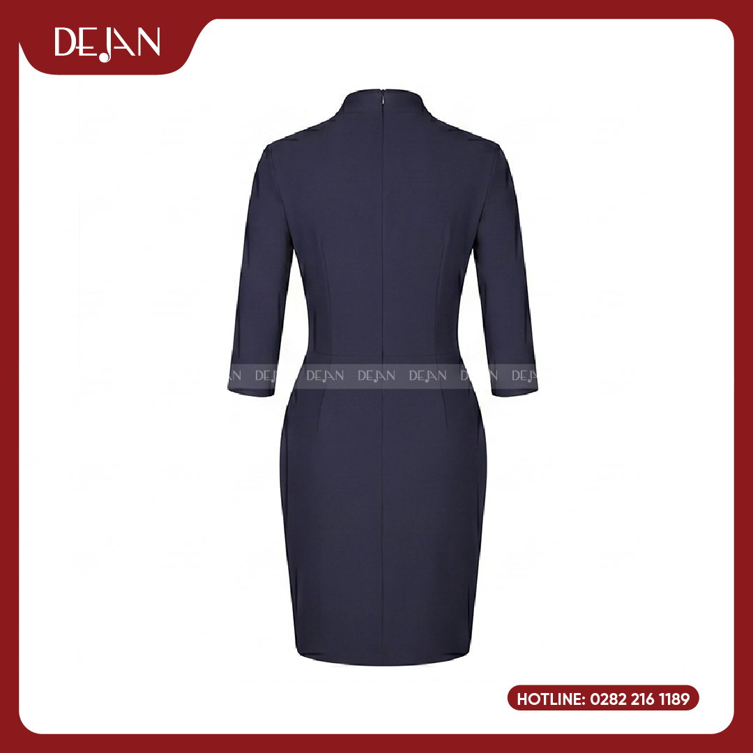 Đầm đồng phục DJDN12102 Đầm đồng phục nữ DEJAN UNIFORM phù hợp cho môi trường công sở doanh nhân