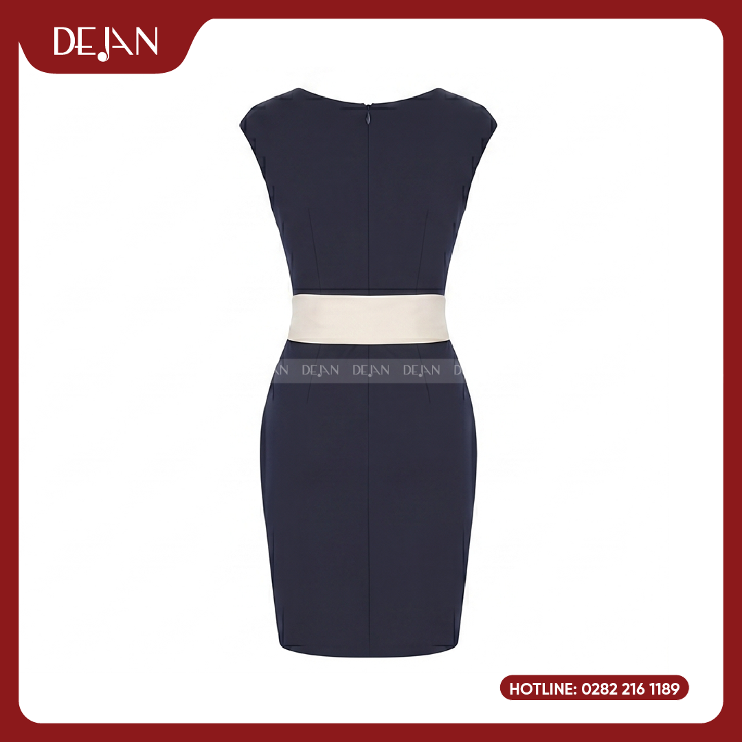 Đầm đồng phục DJDN12105 Đầm đồng phục nữ DEJAN UNIFORM phù hợp cho môi trường công sở doanh nhân